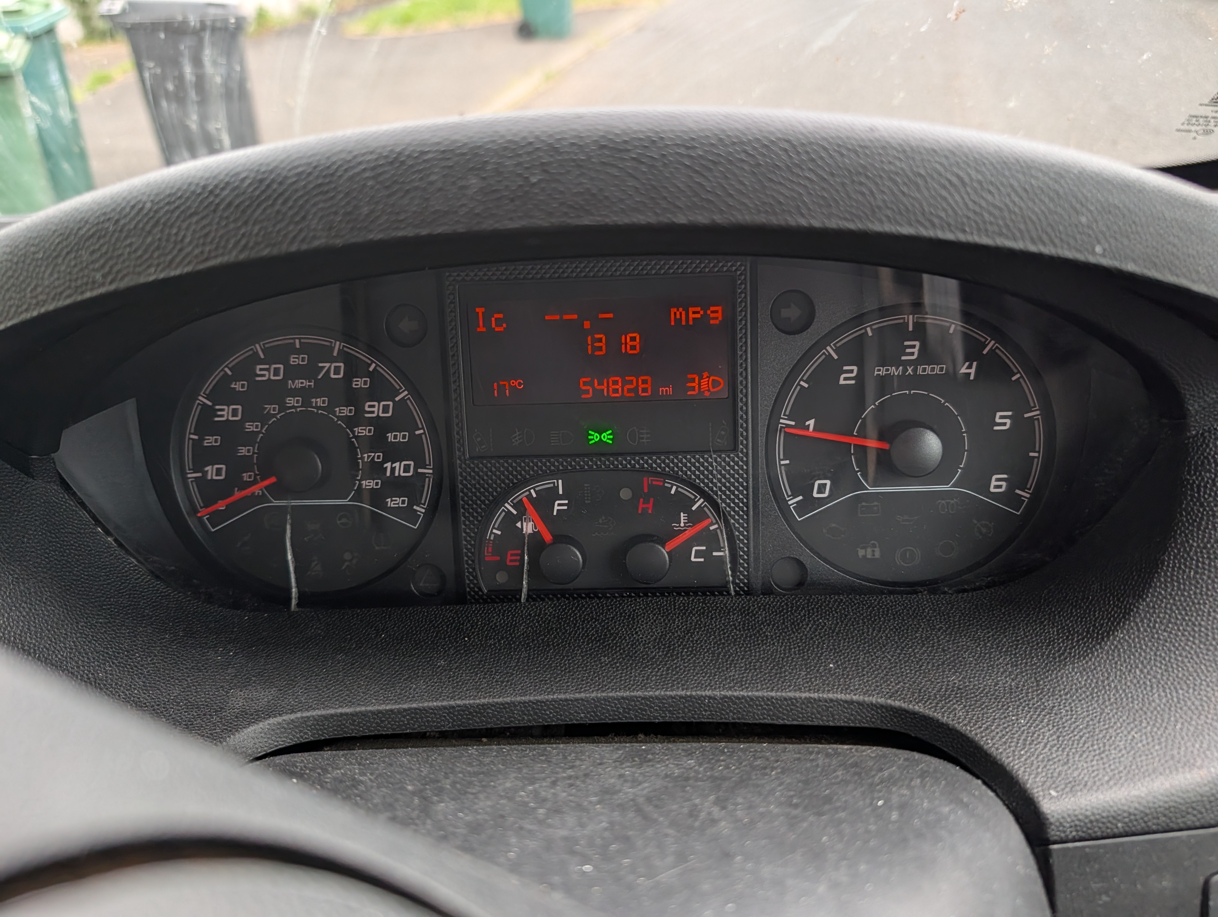 Interior Instrument Cluster